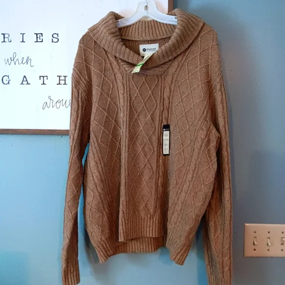 Haggar Shirts Nwt Haggar Clothing Cable Knit Preppy Sweater